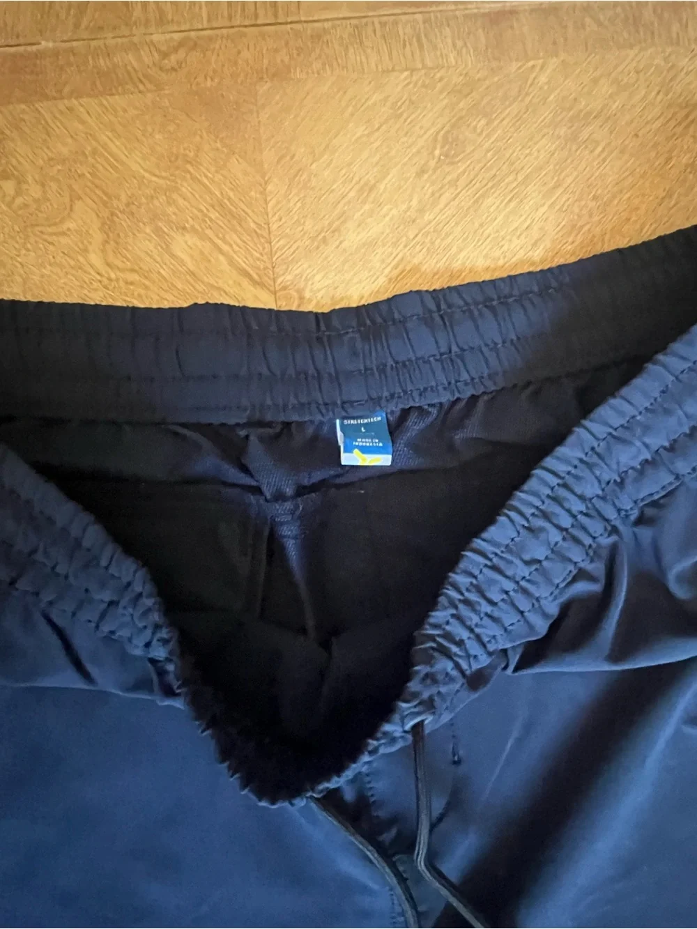🏃‍♂️💙 Old Navy Navy Blue Jogger Pants Zip Pockets Drawstring Waist Size L